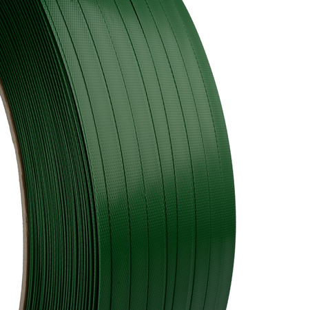 Taśma spinająca PET 16x0,90 mm | 1100 m | zielona