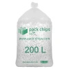 Wypełniacz skrobiowy Pack Chips Bio | biały | 200 l