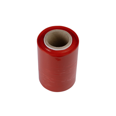 Folia stretch minirap 0.25 kg | 23 µm | 10 /10.6 cm | fi38 | czerwona