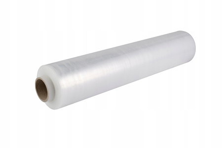 Folia stretch ręczna 3.0 kg MAX (2.7 kg netto) | 23 µm | transparentna