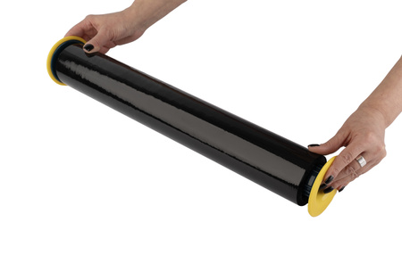 Folia stretch coreless 2.5 kg | 23 µm | czarna