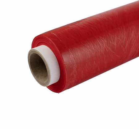 Folia stretch ręczna 2.5 kg | 25 µm | czerwona