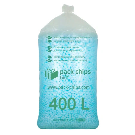 Wypełniacz skrobiowy Pack Chips Bio | niebieski | 400 l