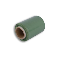 Folia stretch minirap 0.25 kg | 23 µm | 10 /10.6 cm | fi38 | zielona