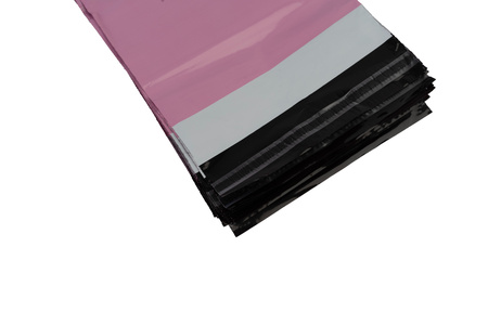 Foliopaki kurierskie FB05 | 350x450 mm | różowe | 100 szt.