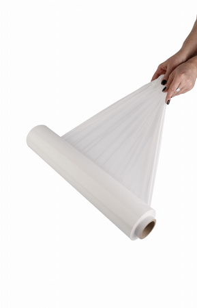 Folia stretch ręczna 1.5 kg | 23 µm | biała