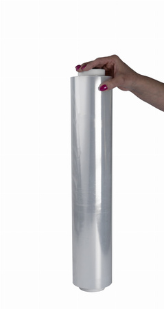 Folia stretch ręczna 1.5 kg | 23 µm | transparentna