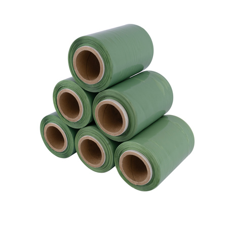Folia stretch minirap 0.25 kg | 23 µm | 10 /10.6 cm | fi38 | zielona