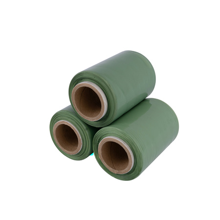Folia stretch minirap 0.25 kg | 23 µm | 10 /10.6 cm | fi38 | zielona
