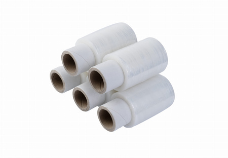 Folia stretch minirap 0.3 kg | 23 µm | 10/14 cm | fi38 | transparentna