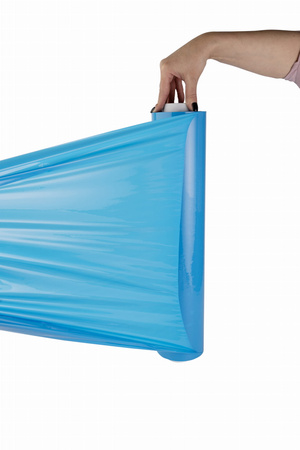 Folia stretch ręczna 2.5 kg | 23 µm | niebieska kryjąca