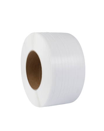 Taśma spinająca PP 16x0.6 mm | 2000 m | biała