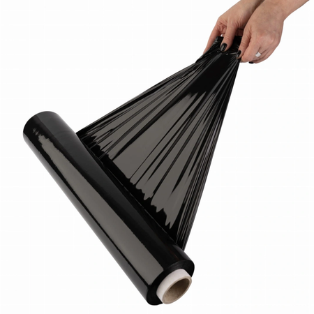 Folia stretch ręczna 2.5 kg | 23 µm | czarna