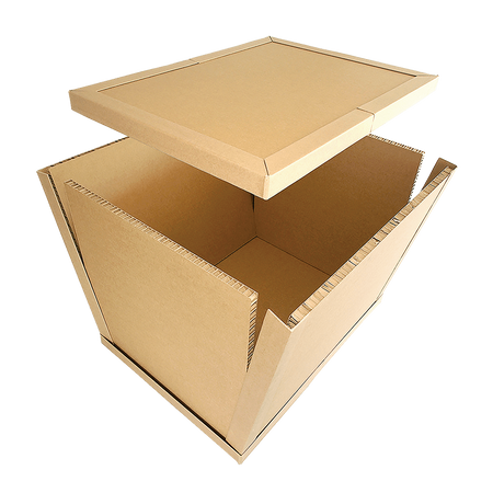 The Box – skrzynia tekturowa do 1200 × 2400 × 1200 mm | brązowy