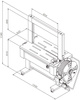 Automatyczna wiązarka do taśmy PP 9 lub 12 mm (łuk 850 x 600 mm)