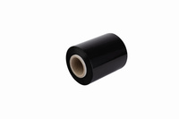 Folia stretch minirap 0.25 kg | 23 µm | 10/10.6 cm | fi50 | czarna