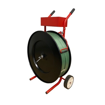 Wózek - Odwijacz do taśm spinających PP PET | fi 406 mm | czerwony