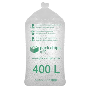 Wypełniacz skrobiowy Pack Chips Bio | biały | 400 l
