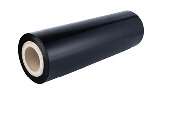 Folia stretch maszynowa 5 kg | 23 µm | czarna